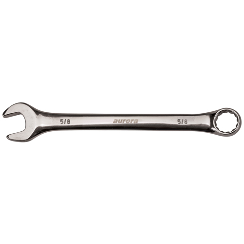 Combination Wrench, 12 Point, 1/4", Chrome Finish Par Equipment