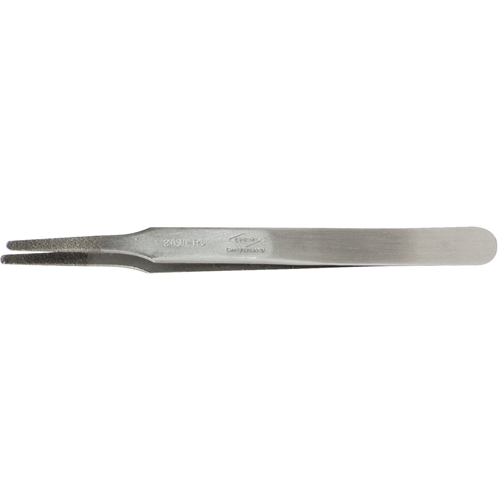 Tweezers - Flat Round Tips, Straight - 4.75" (120 mm) Par Equipment