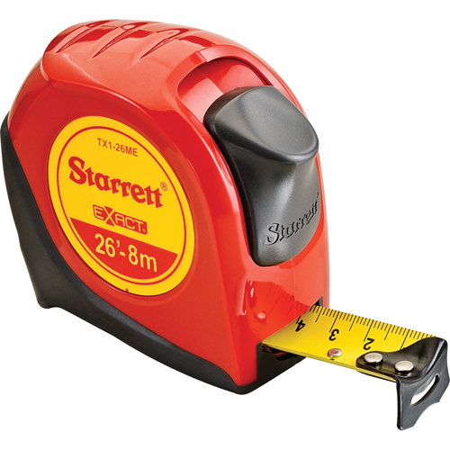 Control Series Measuring Tape, 1" x 26', 1/16" Graduations Par Equipment