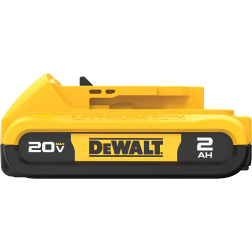 Bloc-piles 20 V Max* Compact XR, Lithium-ion, 20 V, 2 A Par Equipment