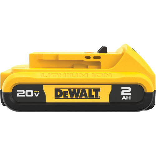 Bloc-piles 20 V Max* Compact XR, Lithium-ion, 20 V, 2 A Par Equipment