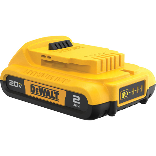 Bloc-piles 20 V Max* Compact XR, Lithium-ion, 20 V, 2 A Par Equipment