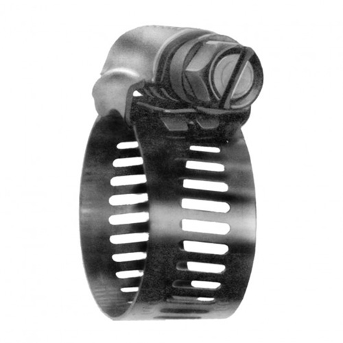 Hose Clamps - Stainless Steel Band & Screw, Min Dia. 0.563, Max Dia. 1-1/4" Par Equipment