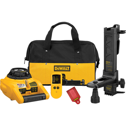 Interior and Exterior Rotary Laser Level Kit, 150' (45 m), 635 Nm Par Equipment