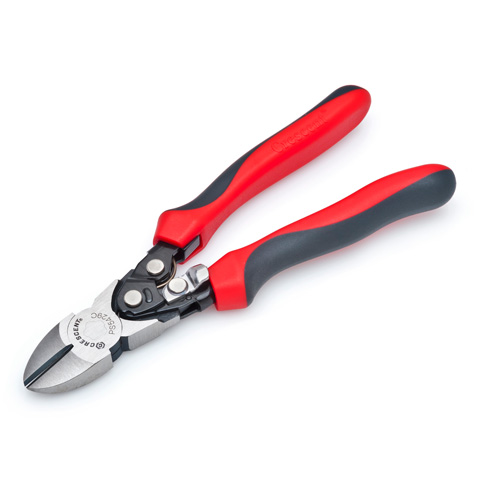 Pro Series Dual Material Diagonal Compound Action Cutting Pliers, 8" L Par Equipment