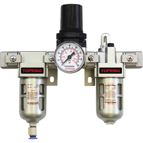 Airflo Modular Filter/Regulator & Lubricator (Gauge Included), 1/4" NPT Par Equipment
