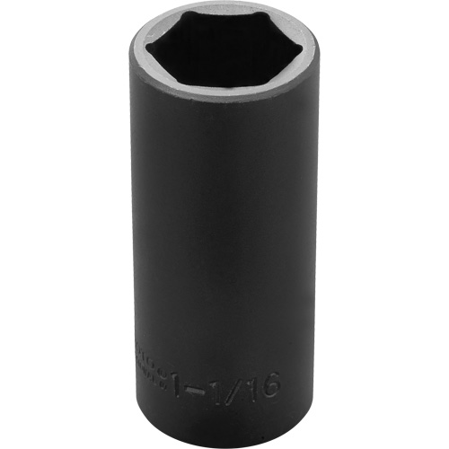 Douille, Chocs, 1-1/16", Prise 1/2", 6 pans, Profond Par Equipment