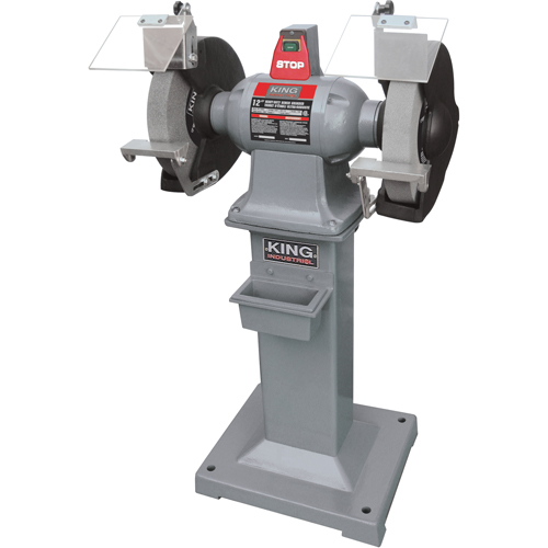 Heavy-Duty Bench Grinder With Floor Stand Par Equipment