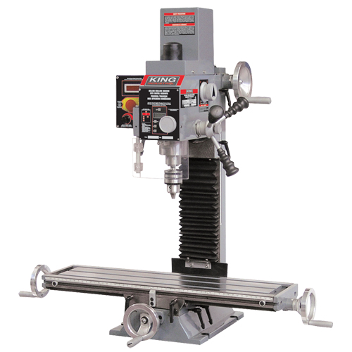 Milling Drilling Machine with Digital Readout, 2 Speeds, 5/8" Drilling Capacity Par Equipment