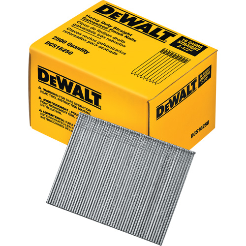 Clous de finition droits de calibre 16 Par Equipment