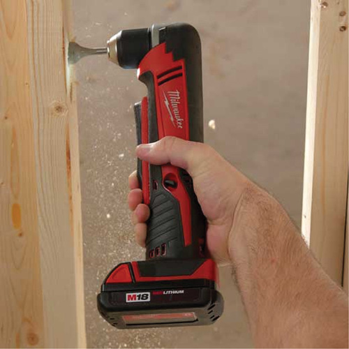 M18 Cordless Right Angle Drill (Tool Only), 18 V, 3/8" Chuck, Lithium-Ion Par Equipment
