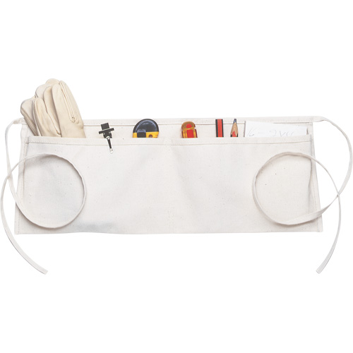 Tabliers de travail en canevas &agrave; 2 pochettes Par Equipment