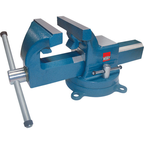 Heavy-Duty Industrial Bench Vises, 4" Jaw Width, 2-3/8" Throat Depth Par Equipment