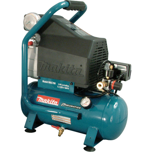 Big Bore Air Compressor, Electric, 2.6 Gal. (3.2 US Gal), 130 PSI Par Equipment
