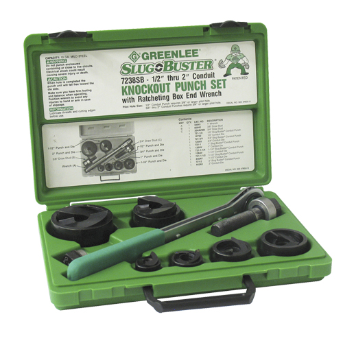 Knockout Kit with Ratchet and SlugBuster&reg; Punches Par Equipment