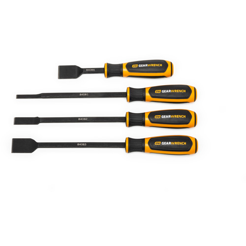 Jeu de 4 grattoirs larges &agrave; double mat&eacute;riau Par Equipment