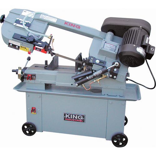 Metal Cutting Band Saws, Horizontal/Vertical, Round 7" and  7" x 12" Rectangular Cutting Capacity Par Equipment