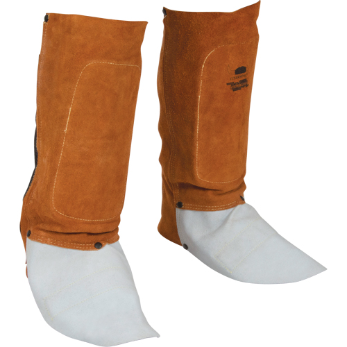 Leather Spats, 14" L, Lava Brown Par Equipment