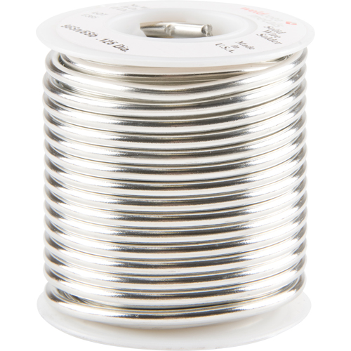 M&eacute;tal d'apport standard, Sans plomb, 95 % d'&eacute;tain, 5 % d'antimoine, &acirc;me Plein, dia. 0,125" Par Equipment