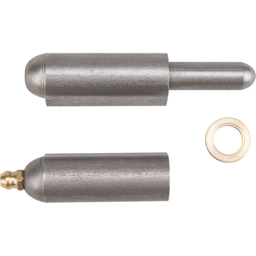 Charni&egrave;re &agrave; souder, 0,63" dia. x 3,937" lo, Acier doux a/goupille fixe en acier Par Equipment