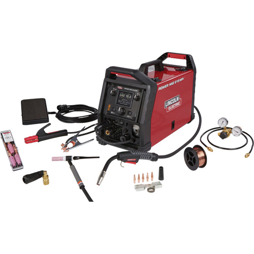 Soudeuse &agrave; proc&eacute;d&eacute; multiple POWER MIG 215 MPi TIG One-Pak, 120 V/230 V, 1 Ph, 60 Hz Par Equipment