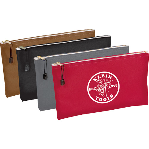 Poches &agrave; fermeture &agrave; glissi&egrave;re pour outils, paquet de 4, Porte-outil, Toile, 1 Poches Par Equipment