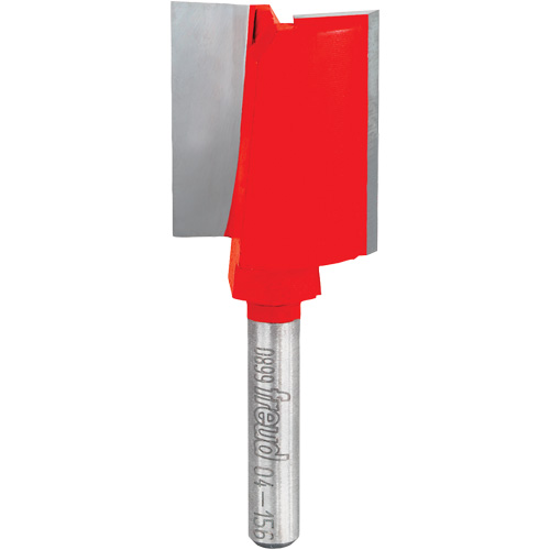 Router Bit - Double Flute Straight Bit, 1" Dia., 3/4" H, 2-9/16" L, 1/4" Shank Par Equipment