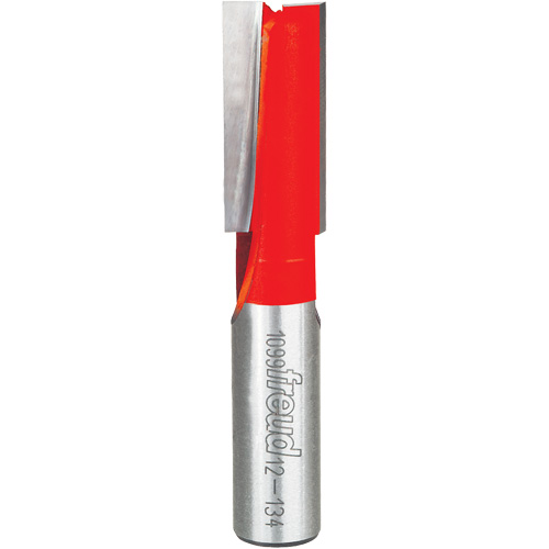 Router Bit - Double Flute Straight Bit, 9/16" Dia., 1" H, 2-7/8" L, 1/2" Shank Par Equipment