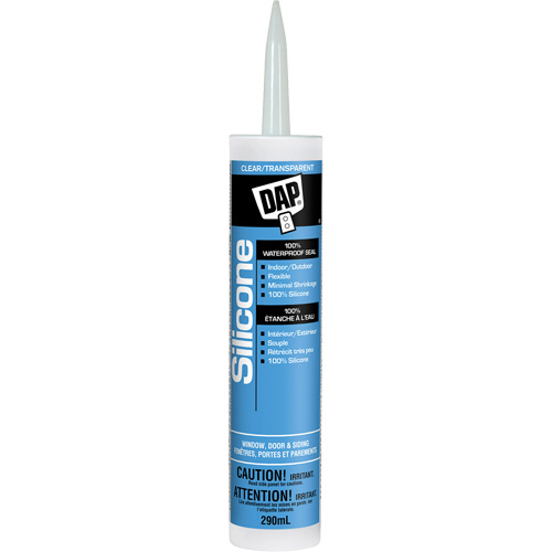 Silicone Sealant, 290 ml, Tube, Clear Par Equipment