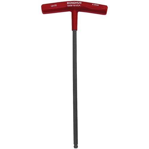 Individual Hex Keys - Metric, Ball End, 10 mm x 12.1" L, T Handle Par Equipment