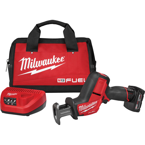 M12 Fuel Hackzall&reg; Reciprocating Saw Kit, 12 V, Lithium-Ion Battery, 0 - 3000 SPM Par Equipment