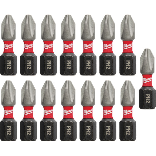Forets &agrave; chocs Shockwave, Phillips, #2, Prise 1/4" Par Equipment