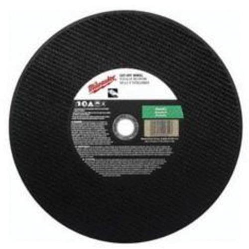 High Speed Cut-Off Wheels, 14" x 1/8", 1" Arbor, Type 1, Aluminum Oxide, 5400 RPM Par Equipment