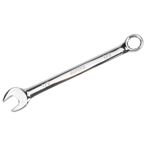 Cl&eacute; mixte, 12 pans, 1/2", Fini Chrome Par Equipment