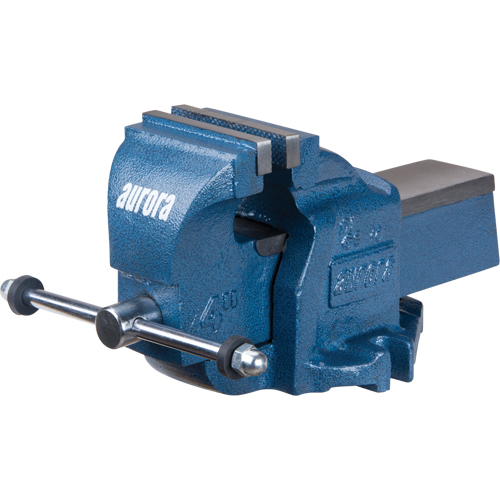 Heavy-Duty Bench Vise, 4" Jaw Width, 2-7/10" Throat Depth Par Equipment