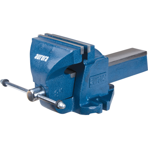 Heavy-Duty Bench Vise, 8" Jaw Width, 4" Throat Depth Par Equipment