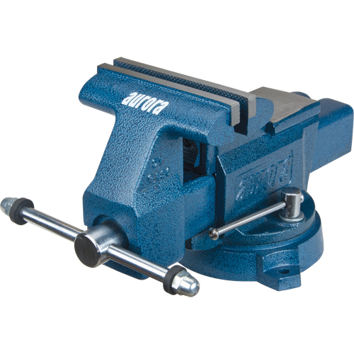 Utility Workshop Vise, 6" Jaw Width, 3-4/10" Throat Depth Par Equipment