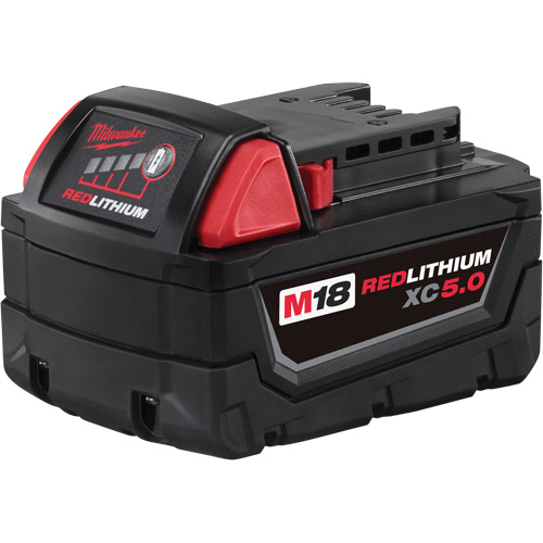Bloc-piles &agrave; capacit&eacute; &eacute;tendue M18 Redlithium XC5.0 , Lithium-ion, 18 V, 5 A Par Equipment