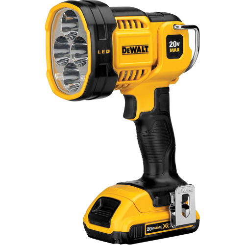 Max Cordless Jobsite Spotlight, LED, 1000 Lumens, Rechargeable Batteries Par Equipment