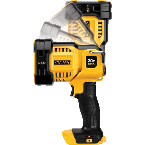 Max Cordless Jobsite Spotlight, LED, 1000 Lumens, Rechargeable Batteries Par Equipment