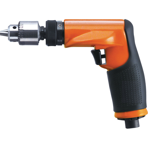 14CF Series Non-Reversible Drill, 38 CFM, 1/4", 80 dBA, 3/8" Chuck, Keyed Par Equipment