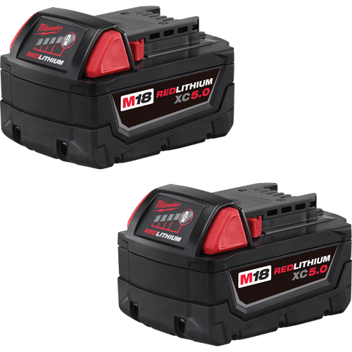 M18 Redlithium Battery Pack, Lithium-Ion, 18 V, 5.0 A Par Equipment