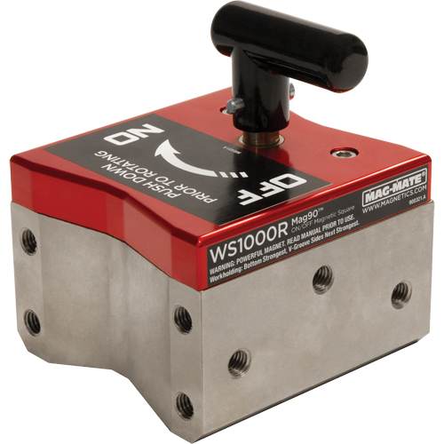 Mag90 On/Off Magnetic Squares, 4-1/4" L x 4" W x 4-3/4" H, 1000 lbs. Par Equipment