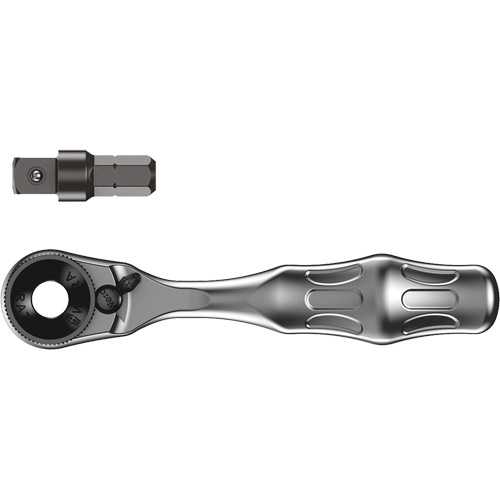 Mini rochet en m&eacute;tal 1/4, Prise de 1/4", Poign&eacute;e Ergonomique Par Equipment