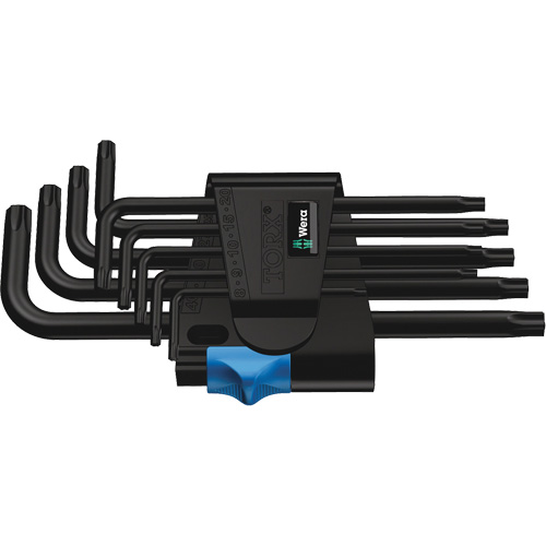 Jeu de cl&eacute;s en L avec fonction de retenue, 9 mcx, Torx Par Equipment