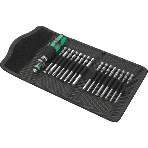 Kraftform Kompakt 60 Screwdriver & Bit Set 17-PC, 6-3/32" L, Plastic Handle Par Equipment