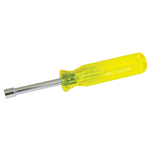 Nut Driver, 7 mm Drive, 6-1/2" L, Non Magnetic Par Equipment