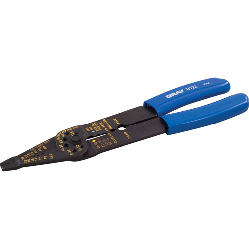 Long Stripper Crimper & Bolt Cutter, 9-1/2" L Par Equipment