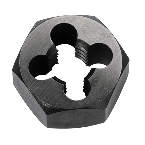 Hex Rethreading Die Nut, 1"/1-1/4" Dia., 1/4"-18 Thread, Carbon Steel/Chromium Steel Par Equipment