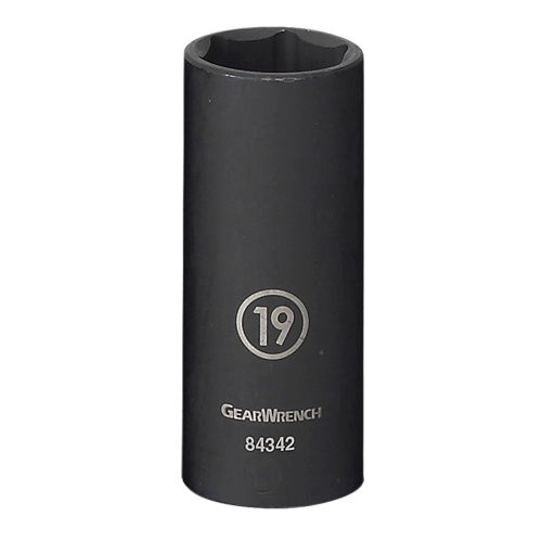 Socket, Impact, 13 mm, 3/8" Drive, 6 Points, Deep Par Equipment